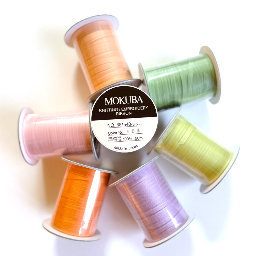 シルクリボン　木馬　MOKUBA ハンドメイド　パッチワーク　絹穴糸 楽天市場】MOKUBA シルクコード 組紐「品番 803/804/805」「約