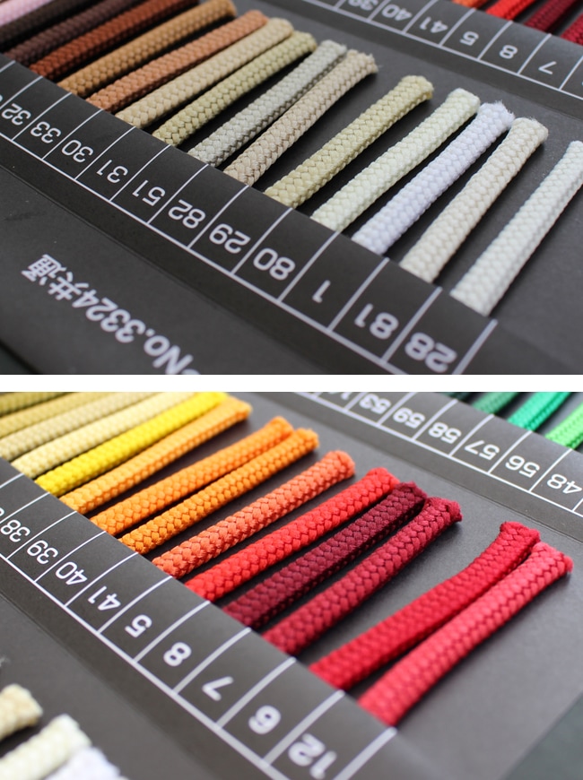 【83色/7mm・10mm・15mm】ポリエステル100%山道テープ 30m巻(3076.3077.3078)