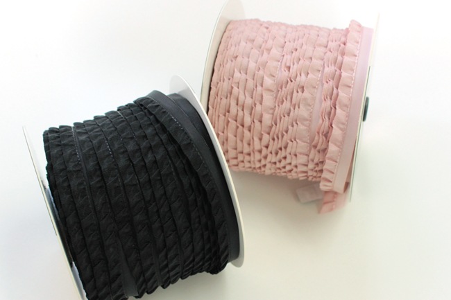 約12mm程度/20色】MOKUBA4571フリルテープ