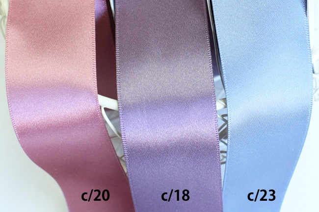 2個以上購入で送料無料 SIC-120 片面サテンリボン 12mm (30m) 8巻