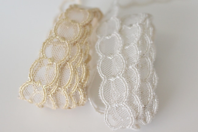 15mm/2色】MOKUBA62415 MOKUBA62416/00 メタリックチュールレース チェーン