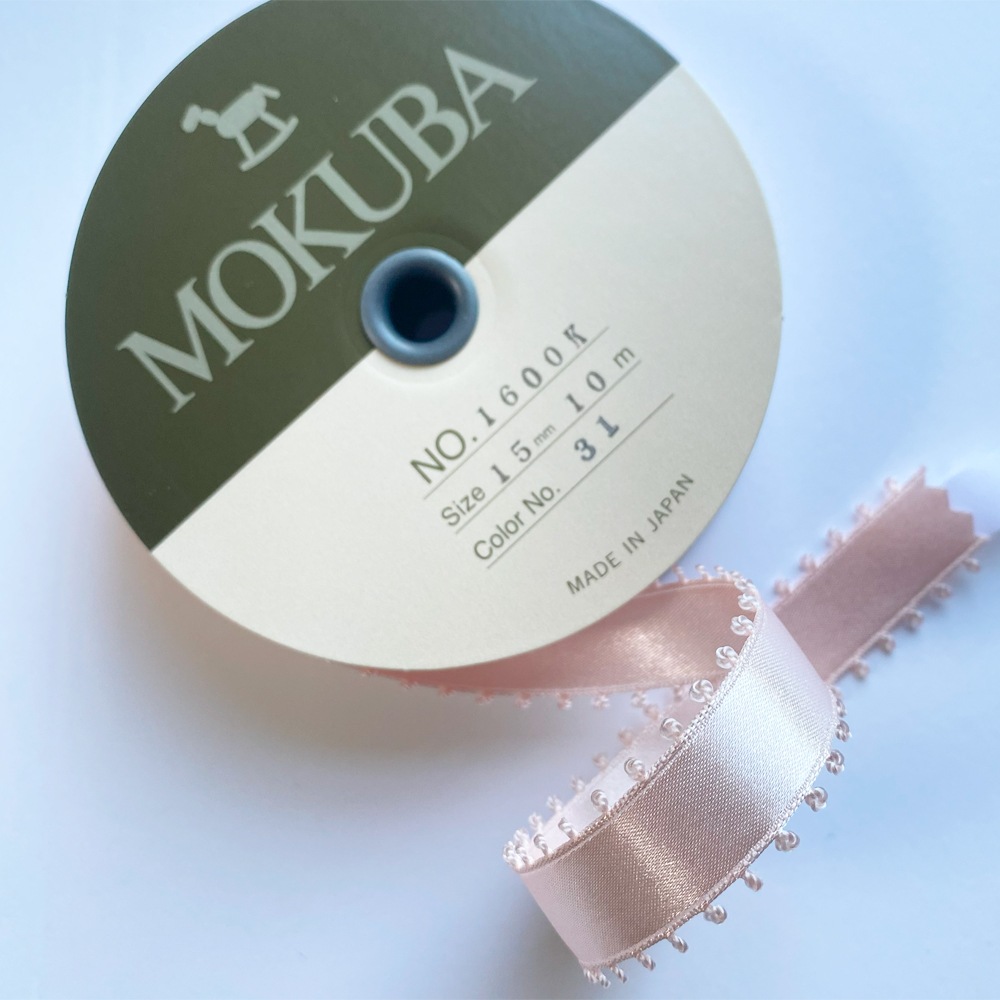 【4幅/20色】MOKUBA1600ピコサテンリボン　小巻/10m巻