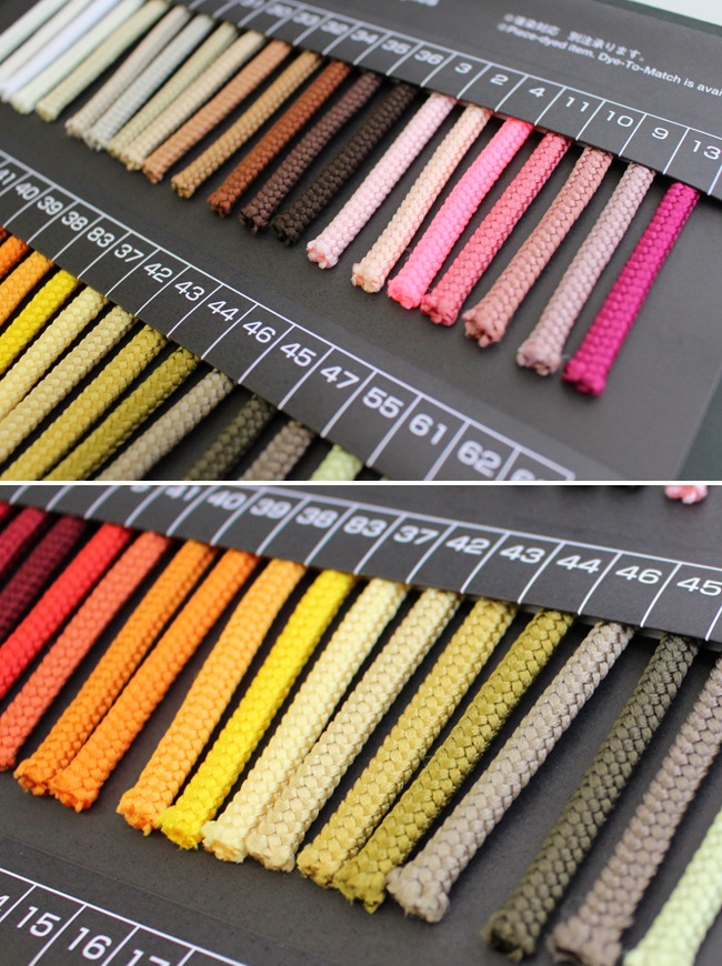 【83色/7mm・10mm・15mm】ポリエステル100%山道テープ 30m巻(3076.3077.3078)