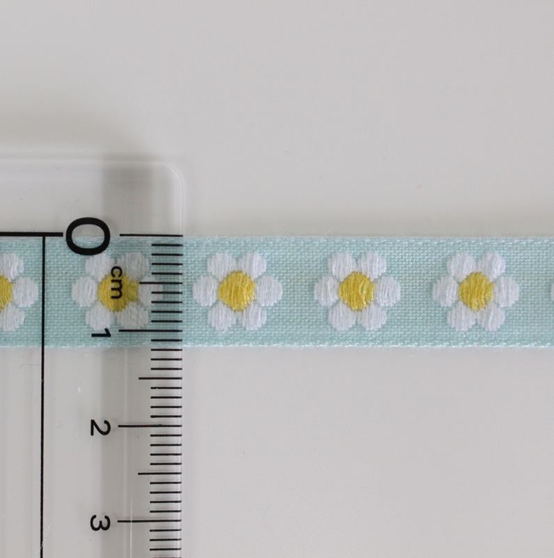 12色/12mm幅】レトロフラワー柄チロリアンテープ ジャガードリボン