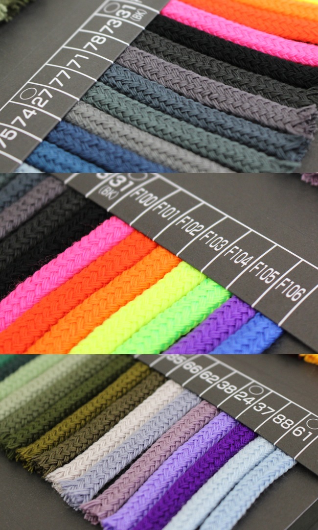 アクリル紐【3.5mm・5.5mm・7.5mm/50m巻き】CO22204AC50　アクリルコード