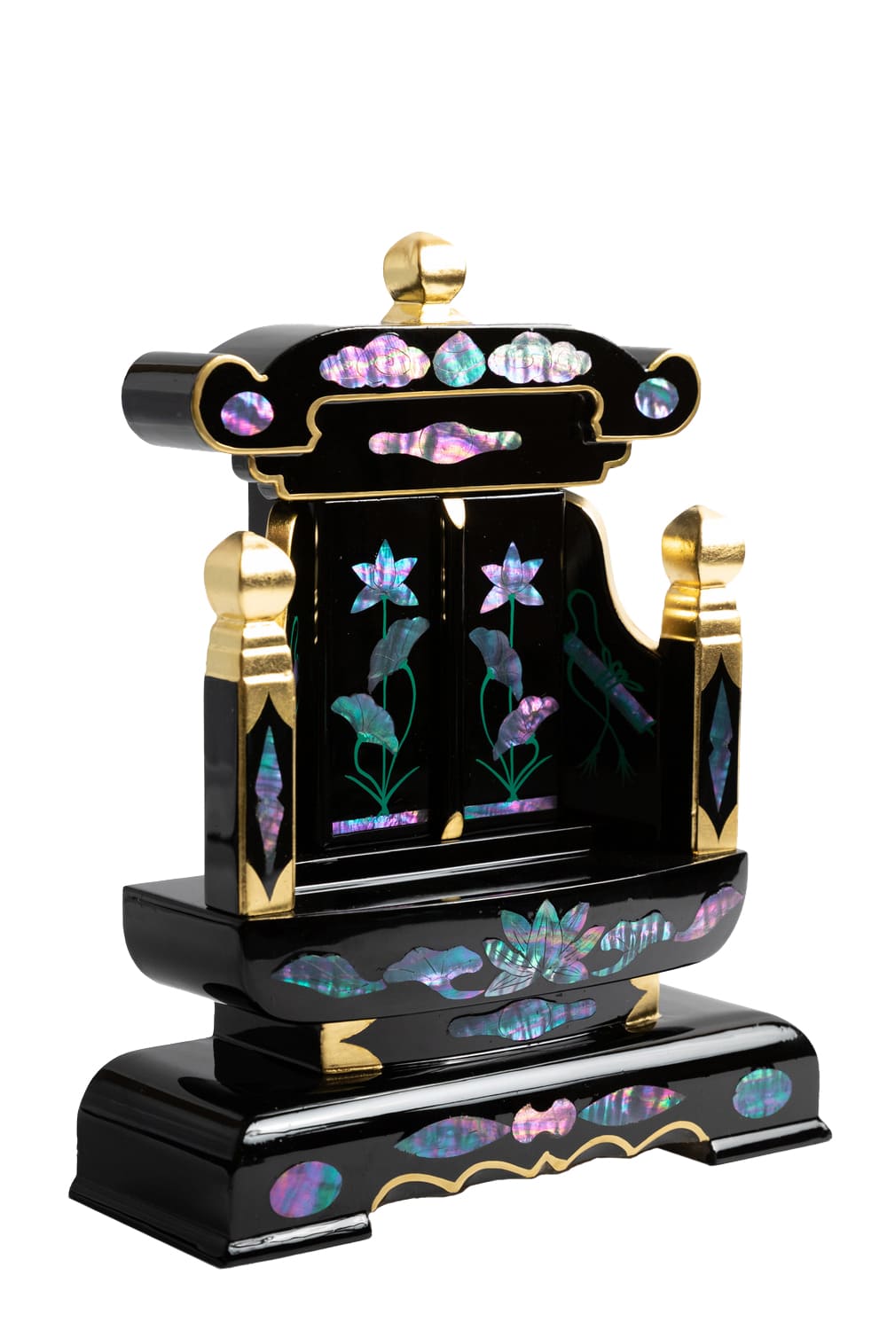 5人立1段トビラ螺鈿