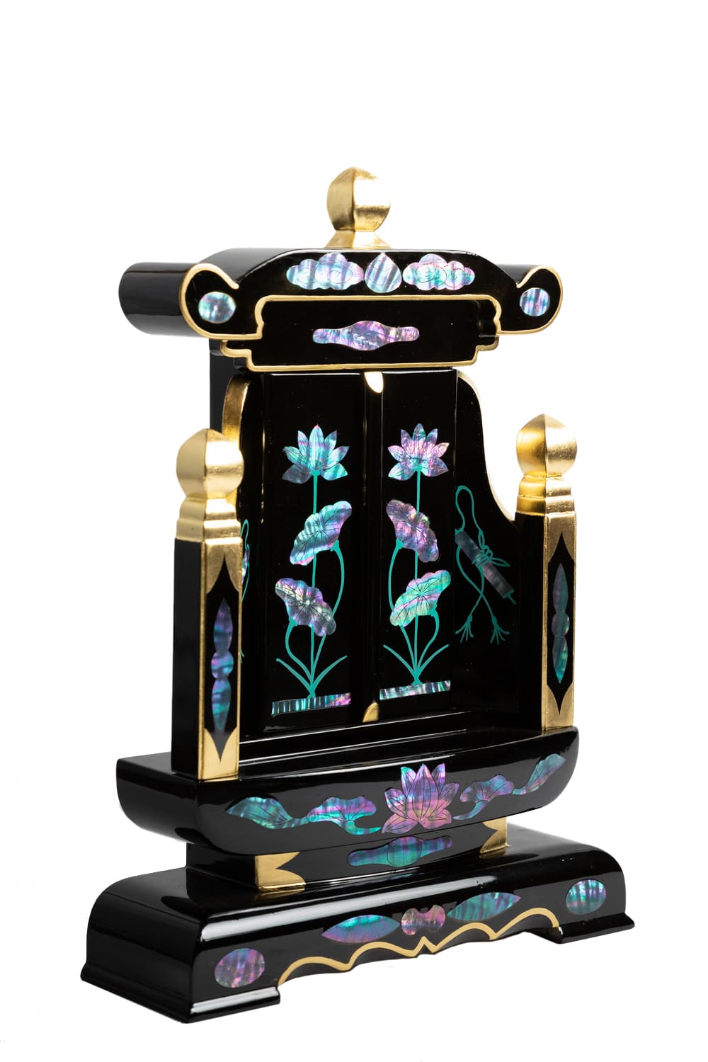 5人2段トビラ螺鈿