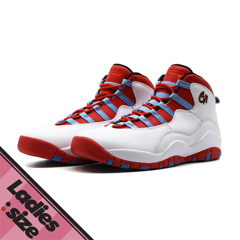 ※NO BOX※NIKE AIR JORDAN 10 RETRO CHICAGO FLAG (GS) 310806-114- Emnr (Eminor  SNEAKERS)