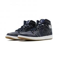 USED NIKE AIR JORDAN 1 RETRO MID RE2PECT DEREK JETER AH6342-40227.0cm