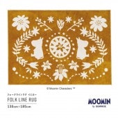 饰ޥå ࡼߥ ե饤饰  130185cm MOOMIN FOLK LINE RUG ߥΥ SUMINOE