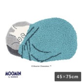 【10時までのご注文で翌営業日出荷】ラグマット ムーミン 眠れないムーミン マット ブルー 45×75cm MOOMIN  スミノエ SUMINOE|ラグ・マット|家具・インテリア