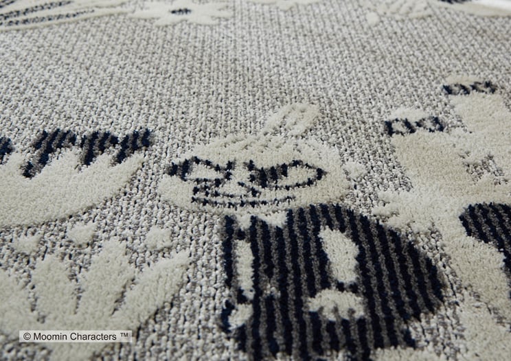 饰ޥå ࡼߥ Хʥ饰 ͥӡ 130185cm MOOMIN KOBANA RUG ߥΥ SUMINOE