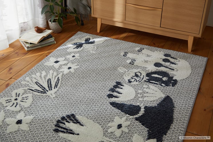 饰ޥå ࡼߥ Хʥ饰 ͥӡ 130185cm MOOMIN KOBANA RUG ߥΥ SUMINOE