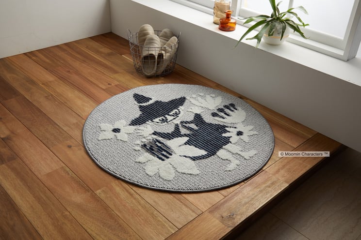 10ޤǤΤʸĶв١ۥ饰ޥå ࡼߥ MХʥ饰  9090cm MOOMIN M KOBANA RUG ߥΥ SUMINOE