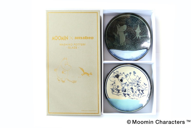 ࡼߥ MOOMIN  amabro ޥ֥ MASHIKO POTTERY GLAZE BOX SET ׻Ҿ  5祻å
