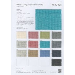 YG12006 オーコットワッフル　オーガニックコットン