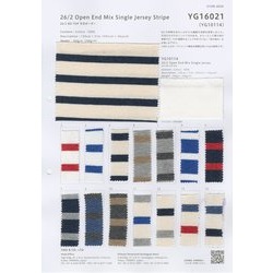 YG16021 26/2BD　TOP天竺ボーダー