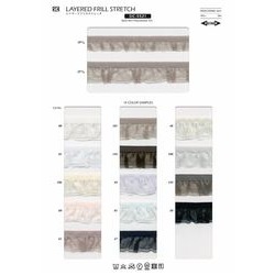 SIC-5521-18 レイヤードフリルストレッチ／18mm