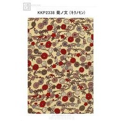 KKP2338-KIKUSUI 二越ちりめん和柄プリント（菊水） | 宇仁繊維
