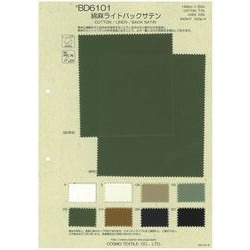 BD6101 綿麻ライトバックサテン