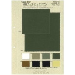 BD6101 綿麻ライトバックサテン [メーターカット]