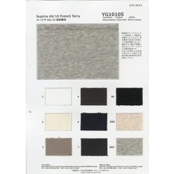 YG10105 スーピマ60/10度詰裏毛