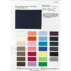 YG1076 インド綿40//2表カノコ