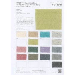 YG12001 オーコット40/40/20ガーゼ裏毛SP　オーガニックコットン