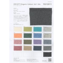 YG12011 オーコット30/-フライス　オーガニックコットン