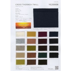 YG30008 A/W/Eツイル　ウール混ニットカット