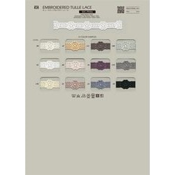 KKF2950-2 ポリエステルクロシェ風レース | 宇仁繊維 | テキスタイルネット