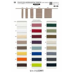 SIC-5037-6 ポリエステル杉綾リボン（ソフトストレッチ）／6mm