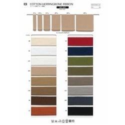 SIC-241-40 コットン杉綾リボン（袋織）／40mm