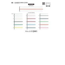 SIC-3137- ラバーミニコード（1mm） [メーターカット]