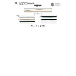 SIC-3204- エンブロイダリーコード／1mm [メーターカット]