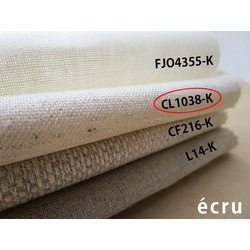 CL-1038-K ecru　綿麻キャンバス　生成り