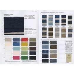 YG10179 PREMIERE LINEN SMOKE 天竺ボーダー [メーターカット]