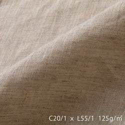 R0026-2 コットンリネン 150cm巾 オートミール 薄地 平織り R0026