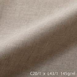 R0053-2 リネンコットン 150cm巾 オートミール 普通地 平織り R0053