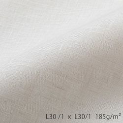 R0491-2 再入荷　リネン 150cm巾 ホワイト 中厚地 平織り R0491 [メーターカット]