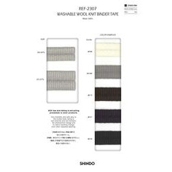 REF-2307-1515 ウールニットバインダーテープ／15×15mm
