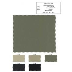 SI77007 Cotton?Silk　先染　Gabardine 　撥水加工　綿83％　シルク17％