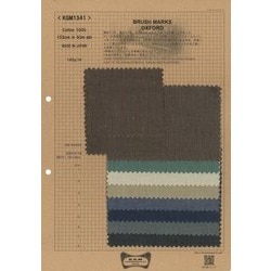 KGM1341 BRUSH MARKS OXFORD　3色オックスフォード