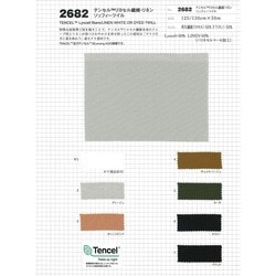 2682 テンセル（TM)リヨセル繊維・リネン　ソッフィーツイル
