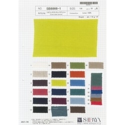 SB8866-1 1/60フレンチリネンキャンバスワッシャー | 柴屋