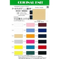 ECO-9900 クールマックスファブリック鹿の子　吸水速乾　UVカット　