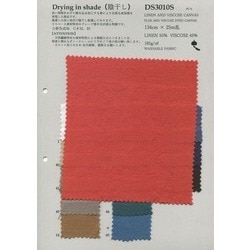 DS3010S Linen and Viscose Canvas リネンとビスコース素材　光沢感