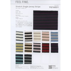 YG16031 FEELFINEﾍﾞｱ天竺ﾎﾞｰﾀﾞｰ