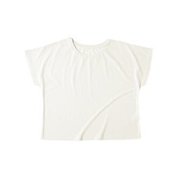 WDN-804-10-OWT ウィメンズ ドルマン Tシャツ　オフホワイト