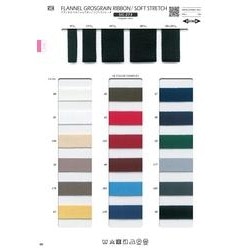 SIC-273-9 フランネルペタシャムリボン／ソフトストレッチ／9mm